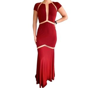 Jovani Evening Gown Wine